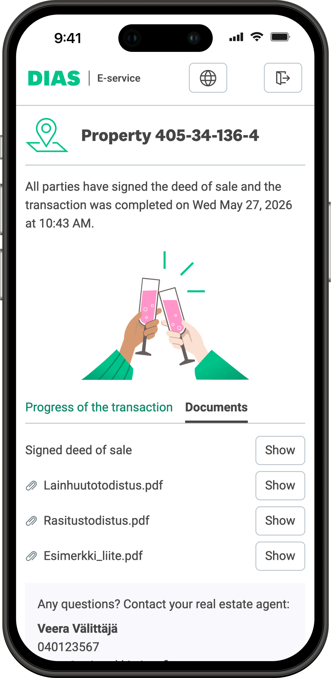 Signed documents -view
