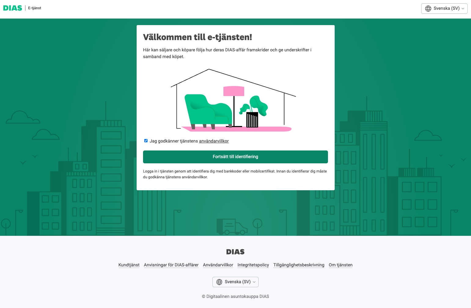 Logging sidan -vyn